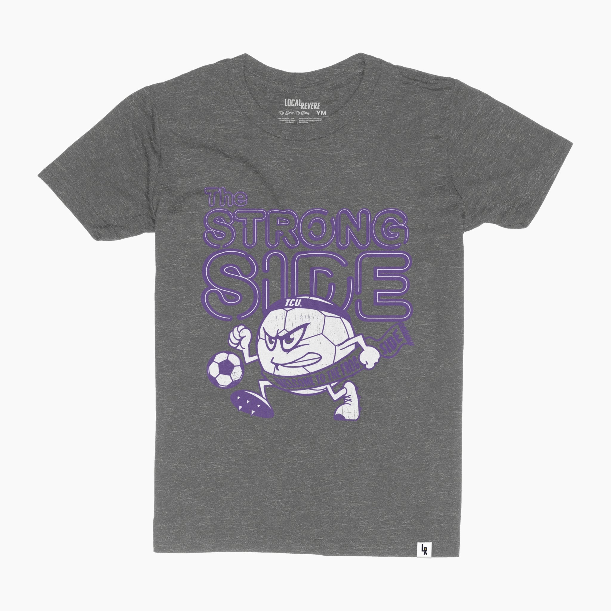 TCU Frog Side Strong Side Kids Tee