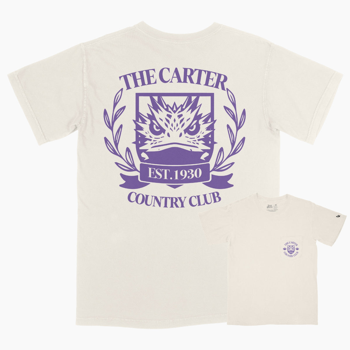 TCU The Carter Country Club Tee